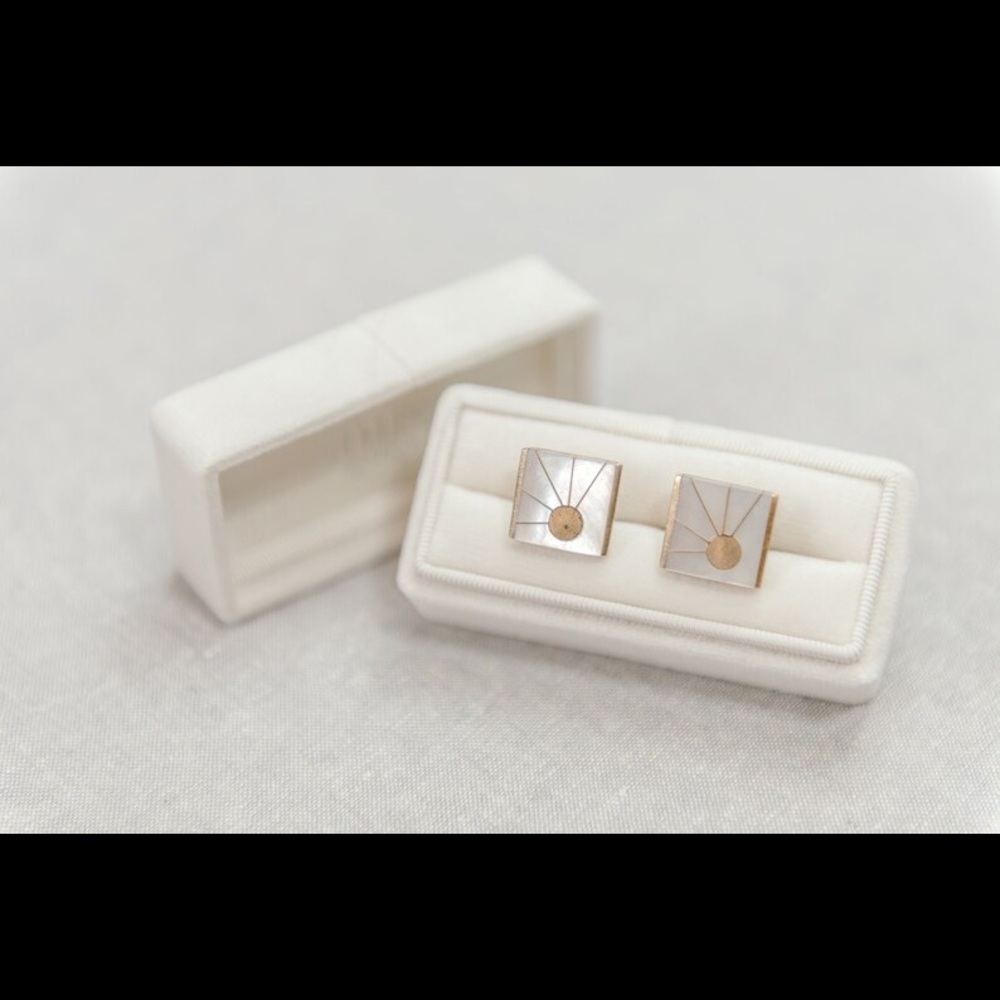 White Velvet Ring Box